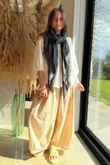 Laundry B Classic Portobello Scarf Charcoal 